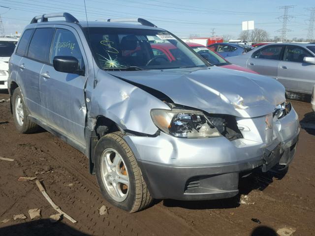 JA4LX31F54U028012 - 2004 MITSUBISHI OUTLANDER SILVER photo 1