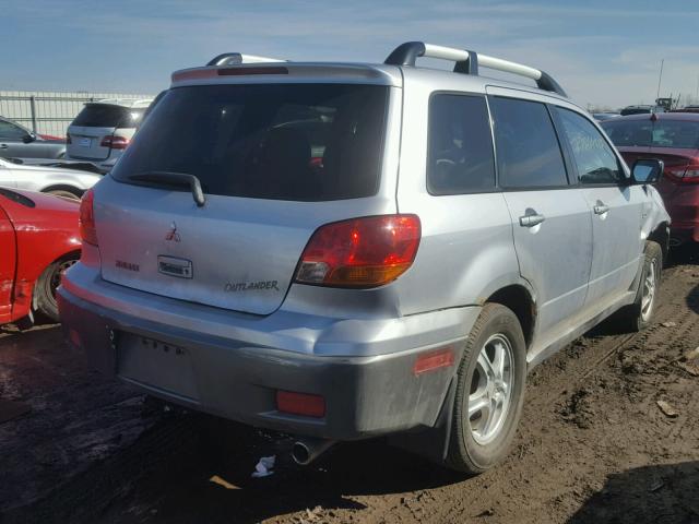 JA4LX31F54U028012 - 2004 MITSUBISHI OUTLANDER SILVER photo 4