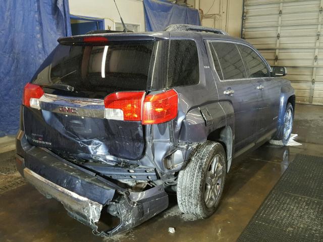 2GKALWEK4D6144953 - 2013 GMC TERRAIN SL BLUE photo 4