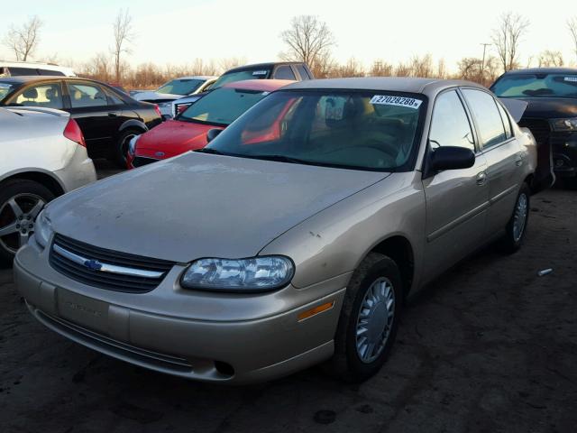 1G1ND52J316229373 - 2001 CHEVROLET MALIBU GOLD photo 2