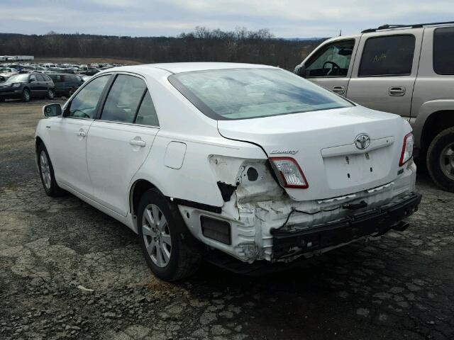 4T1BB46KX8U053081 - 2008 TOYOTA CAMRY HYBR WHITE photo 3