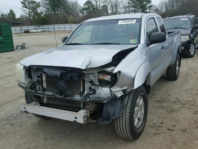 5TETU62N05Z020236 - 2005 TOYOTA TACOMA PRE SILVER photo 2