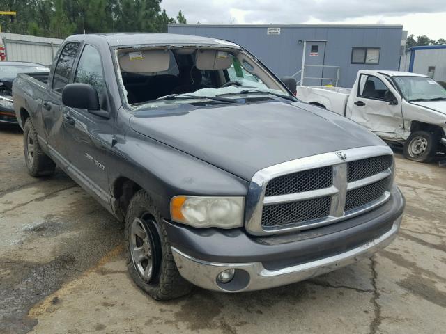 3D7HA18N52G182563 - 2002 DODGE RAM 1500 GRAY photo 1