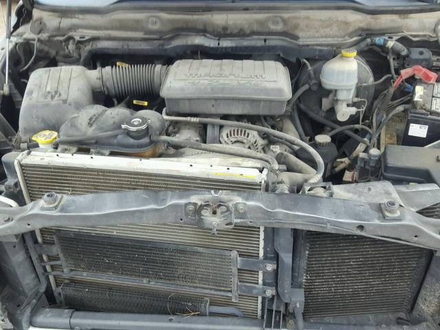 3D7HA18N52G182563 - 2002 DODGE RAM 1500 GRAY photo 7