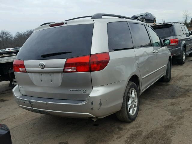 5TDBA23C04S024938 - 2004 TOYOTA SIENNA LE SILVER photo 4