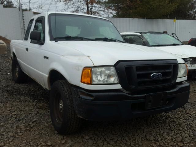 1FTYR14U55PA81541 - 2005 FORD RANGER SUP WHITE photo 1