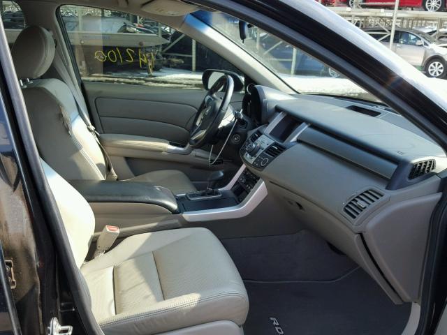 5J8TB18527A011438 - 2007 ACURA RDX TECHNO BLACK photo 5