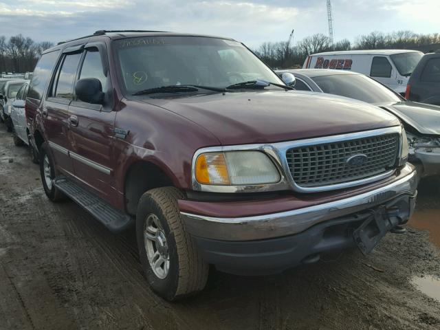 1FMPU16L91LB44474 - 2001 FORD EXPEDITION BURGUNDY photo 1