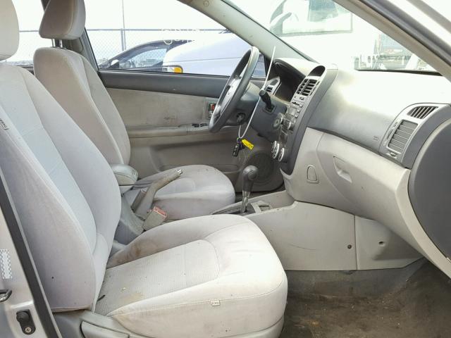 KNAFE121375422877 - 2007 KIA SPECTRA EX SILVER photo 5