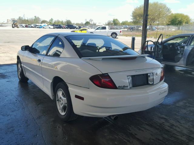 1G2JB12F247260598 - 2004 PONTIAC SUNFIRE WHITE photo 3