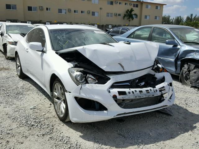 KMHHT6KD2EU118270 - 2014 HYUNDAI GENESIS CO WHITE photo 1