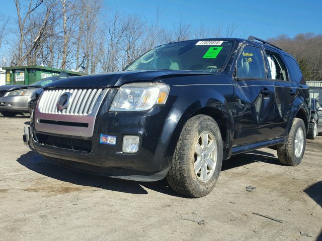 4M2CN9B77AKJ25719 - 2010 MERCURY MARINER BLACK photo 2