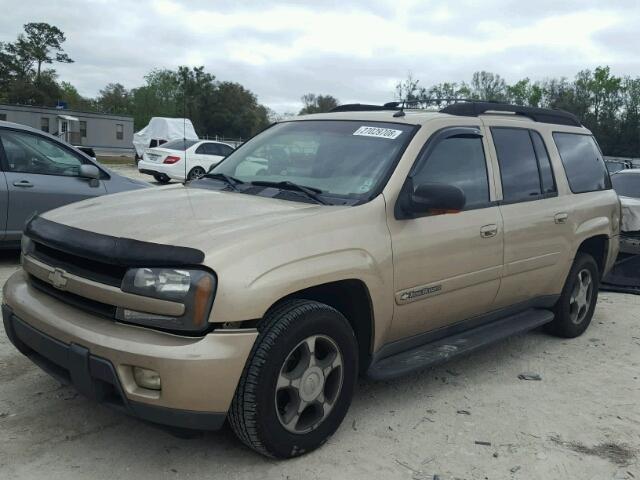 1GNES16S746154892 - 2004 CHEVROLET TRAILBLAZE GOLD photo 2