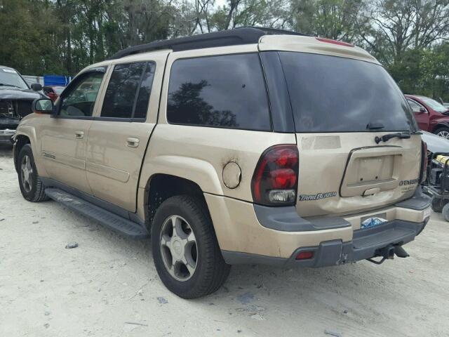 1GNES16S746154892 - 2004 CHEVROLET TRAILBLAZE GOLD photo 3