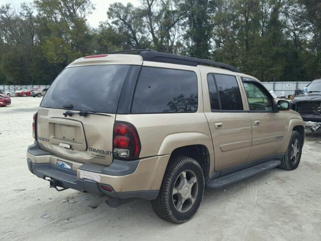 1GNES16S746154892 - 2004 CHEVROLET TRAILBLAZE GOLD photo 4