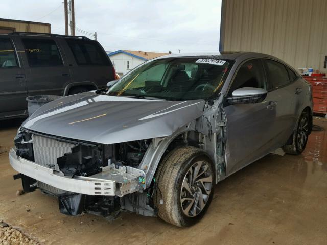 19XFC2F75HE036013 - 2017 HONDA CIVIC EX SILVER photo 2