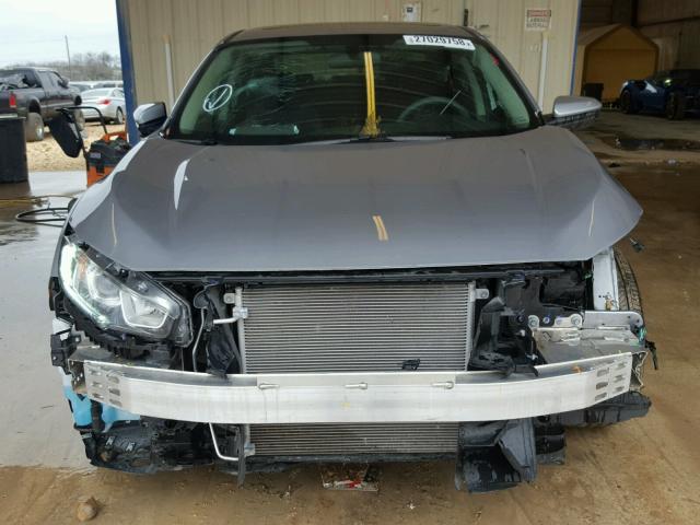 19XFC2F75HE036013 - 2017 HONDA CIVIC EX SILVER photo 9
