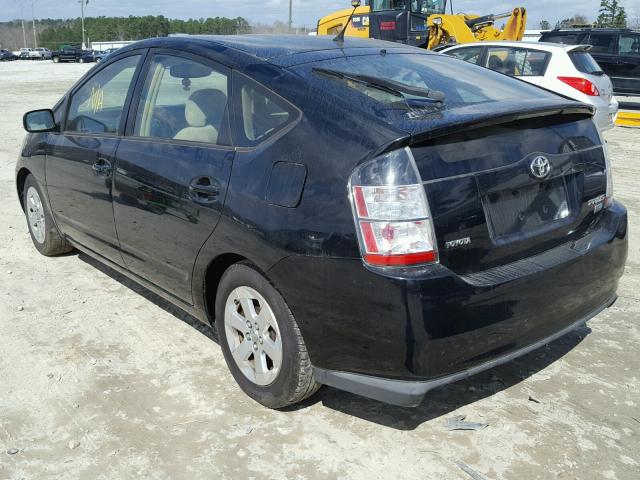 JTDKB20UX53073917 - 2005 TOYOTA PRIUS BLACK photo 3