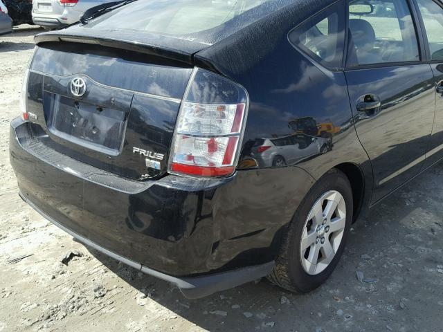 JTDKB20UX53073917 - 2005 TOYOTA PRIUS BLACK photo 9