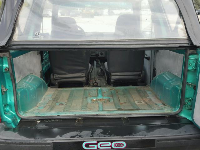 2CNBJ1868S6918377 - 1995 GEO TRACKER GREEN photo 9