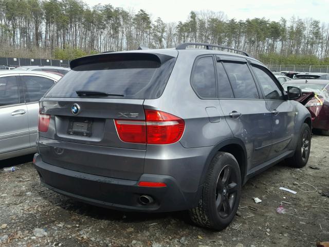 5UXFE43538L033819 - 2008 BMW X5 3.0I GRAY photo 4