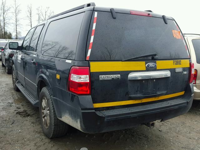 1FMJK1J59CEF13992 - 2012 FORD EXPEDITION BLACK photo 3