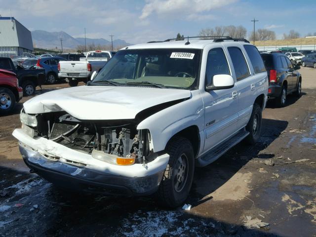 1GNEK13Z43J203737 - 2003 CHEVROLET TAHOE K150 WHITE photo 2