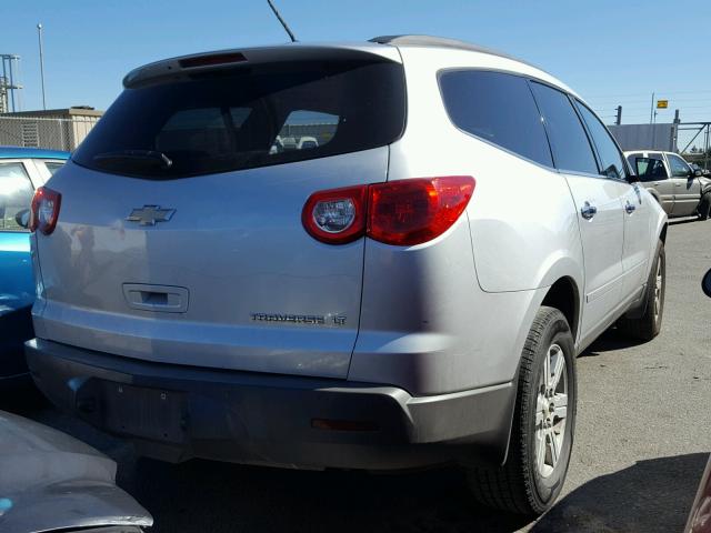 1GNKRGED4CJ264444 - 2012 CHEVROLET TRAVERSE L SILVER photo 4