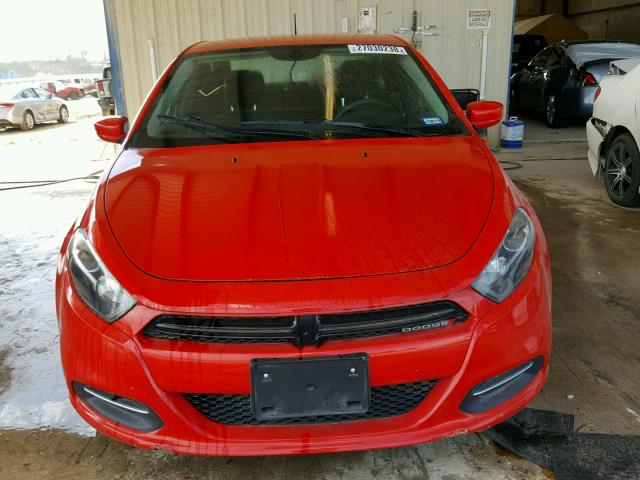 1C3CDFBA3GD720488 - 2016 DODGE DART SXT RED photo 9