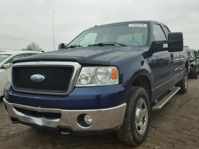 1FTPX14588FB60870 - 2008 FORD F150 BLUE photo 2