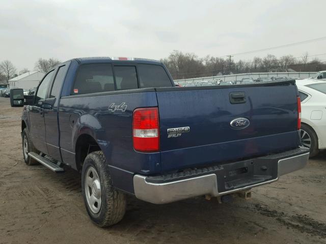 1FTPX14588FB60870 - 2008 FORD F150 BLUE photo 3