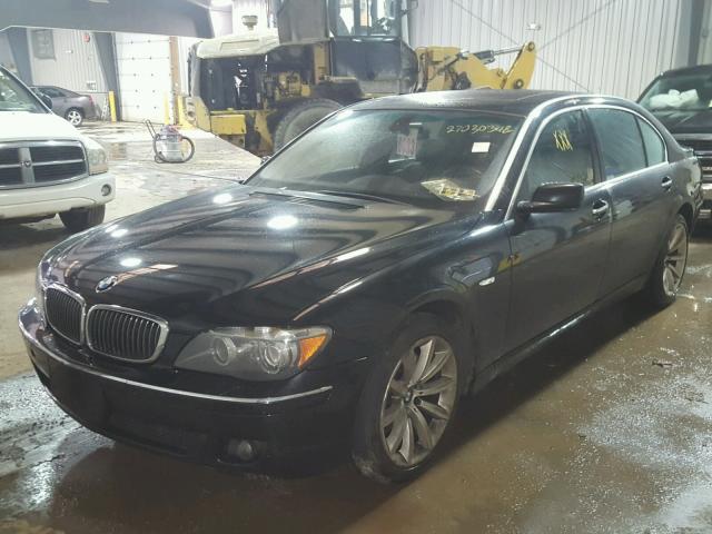 WBAHN83548DT78706 - 2008 BMW 750 LI BLACK photo 2