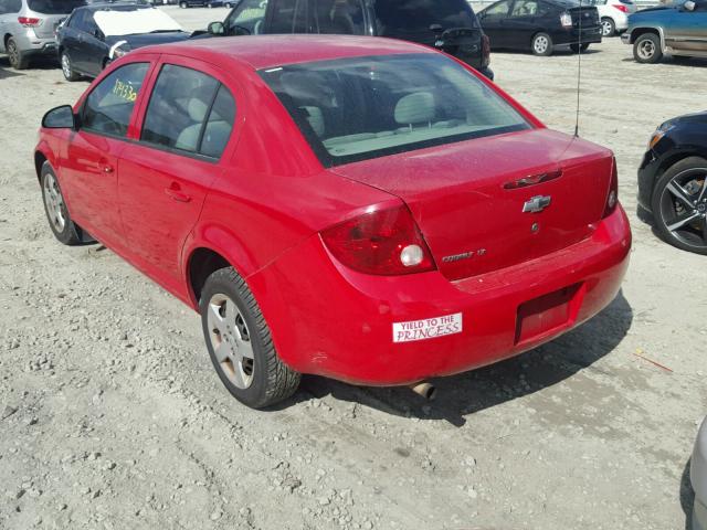 1G1AL55F377116888 - 2007 CHEVROLET COBALT LT RED photo 3