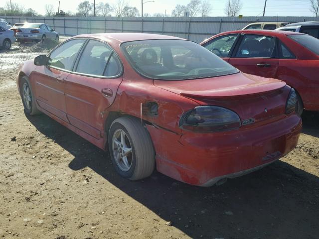 1G2WP52K63F167549 - 2003 PONTIAC GRAND PRIX RED photo 3