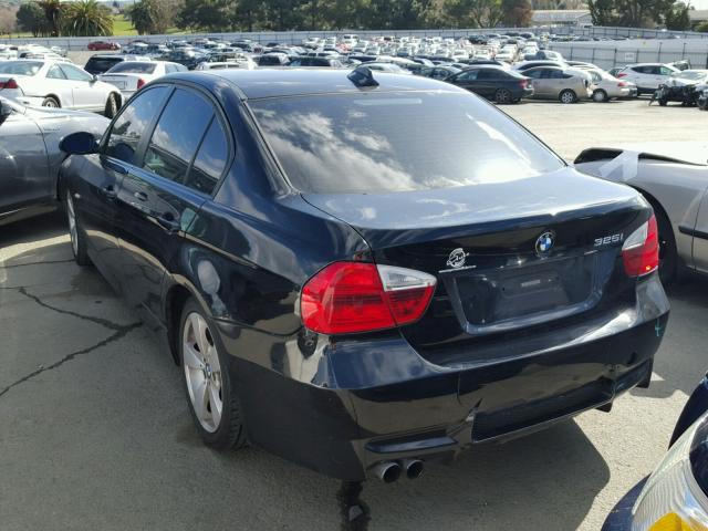 WBAVB17506NK36759 - 2006 BMW 325 I AUTO BLACK photo 3