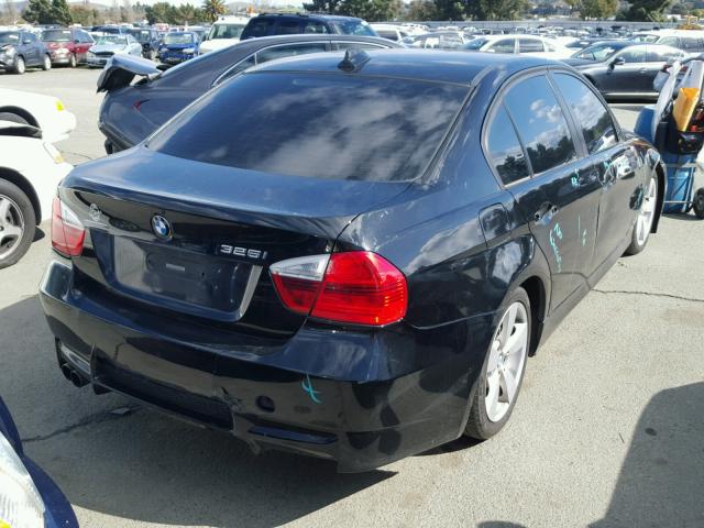 WBAVB17506NK36759 - 2006 BMW 325 I AUTO BLACK photo 4