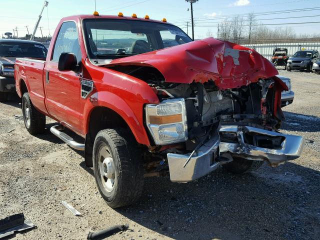 1FTNF21539EA34394 - 2009 FORD F250 SUPER RED photo 1