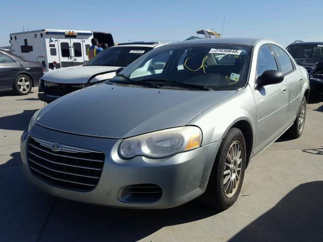 1C3EL46X84N216409 - 2004 CHRYSLER SEBRING LX SILVER photo 2