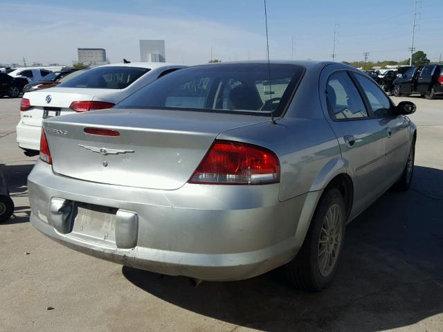 1C3EL46X84N216409 - 2004 CHRYSLER SEBRING LX SILVER photo 4