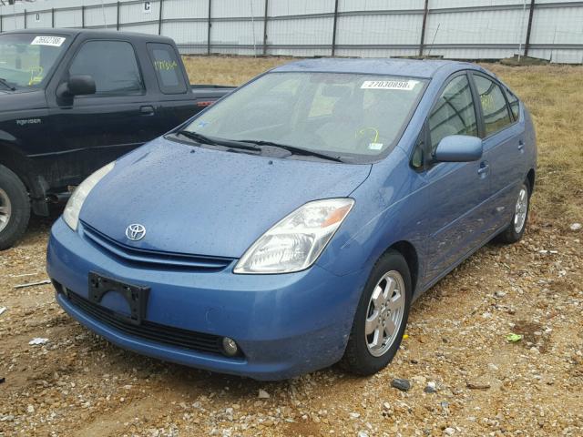 JTDKB20U240107753 - 2004 TOYOTA PRIUS BLUE photo 2