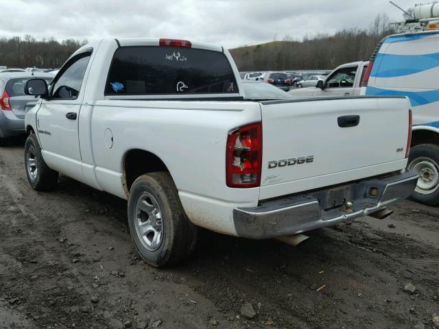 1D7HA16N23J514266 - 2003 DODGE RAM 1500 S WHITE photo 3