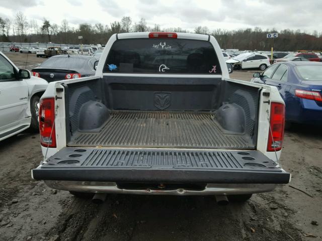 1D7HA16N23J514266 - 2003 DODGE RAM 1500 S WHITE photo 6