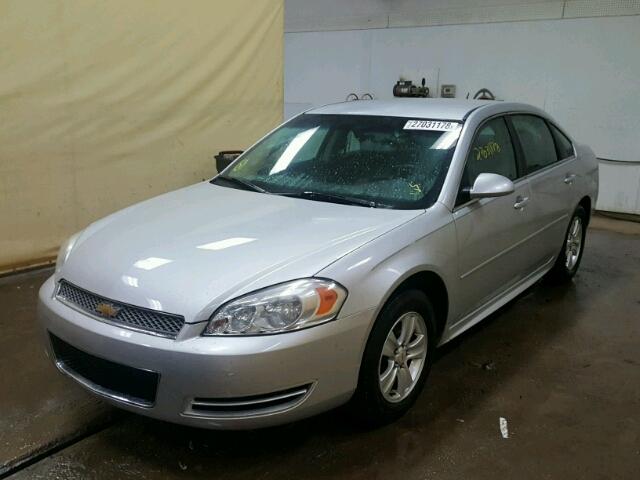 2G1WA5E3XC1120154 - 2012 CHEVROLET IMPALA LS SILVER photo 2