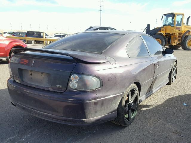 6G2VX12G54L298235 - 2004 PONTIAC GTO PURPLE photo 4