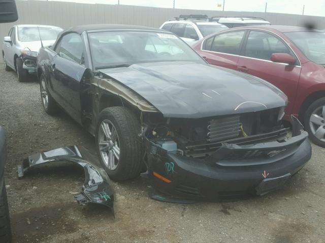 1ZVBP8EN9A5177896 - 2010 FORD MUSTANG BLACK photo 1