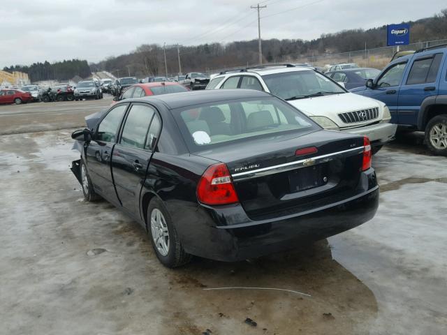 1G1ZS58F57F229541 - 2007 CHEVROLET MALIBU LS BLACK photo 3