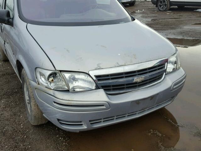 1GNDX13E51D225431 - 2001 CHEVROLET VENTURE LU SILVER photo 9