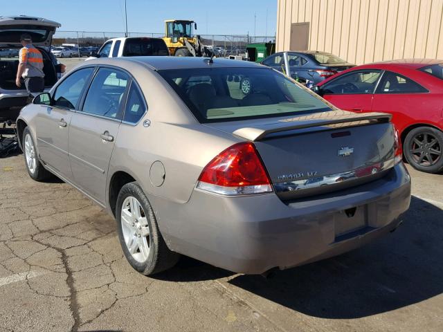 2G1WU581169324669 - 2006 CHEVROLET IMPALA LTZ BEIGE photo 3