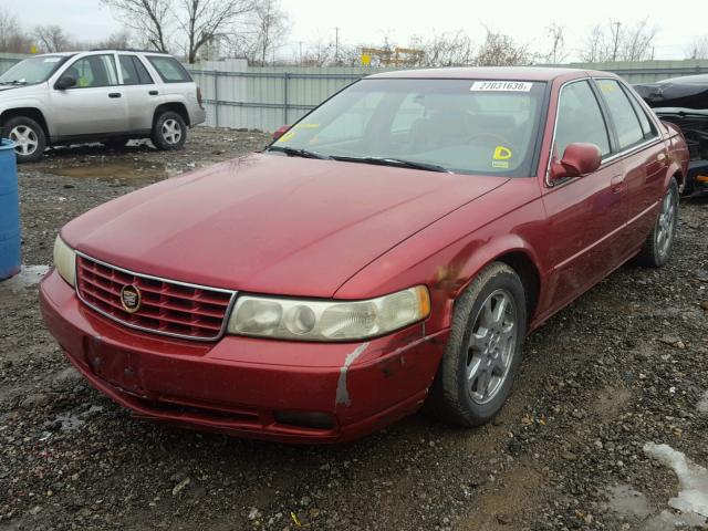 1G6KY54953U133683 - 2003 CADILLAC SEVILLE ST MAROON photo 2