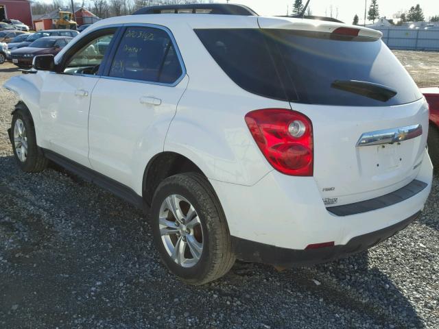 1GNFLEEK9DZ110188 - 2013 CHEVROLET EQUINOX LT WHITE photo 3